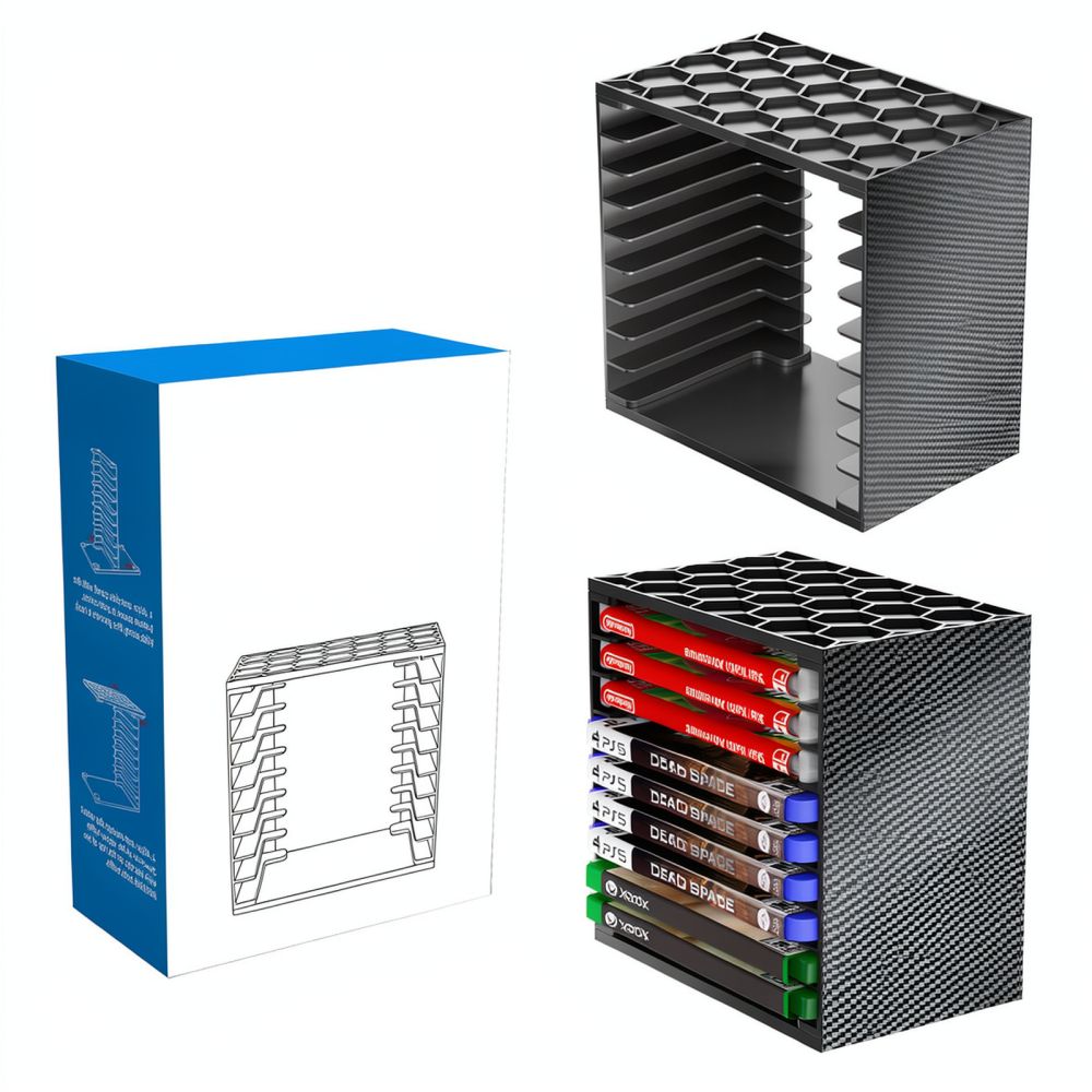 Game Card Storage Tower For Fo - Gaming Console Display Case recension och pris