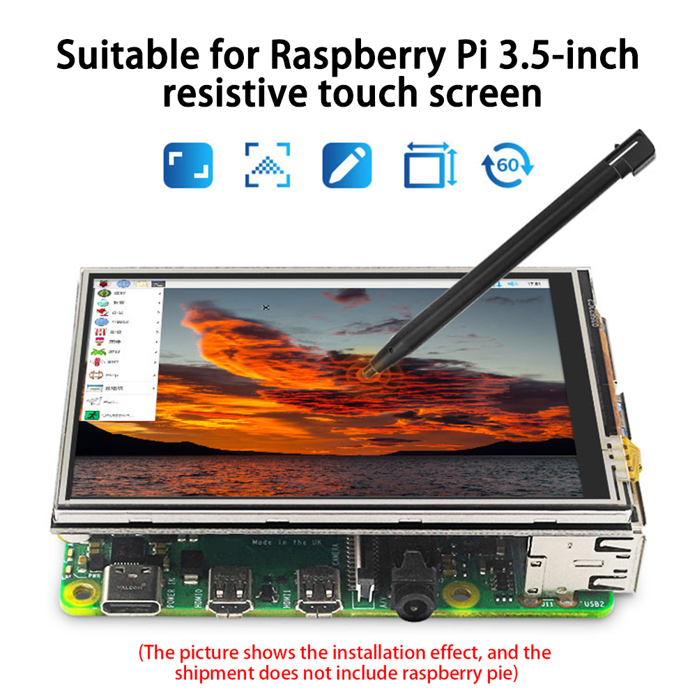 3.5 Inch TFT Touch Screen for  - Gaming Console Display Case recension och pris