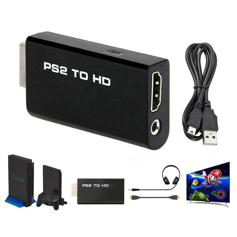 PS2 to HDMI Audio Video Conver - Gaming Console All recension och pris